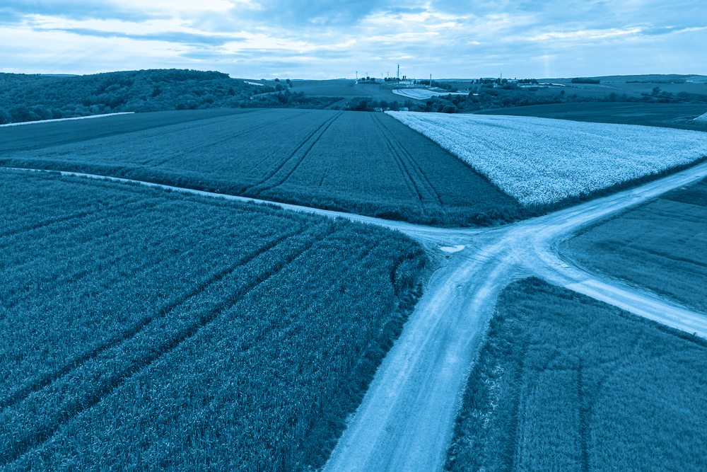 Felder und Wege als Grundlage für die Grundstückswertermittlung